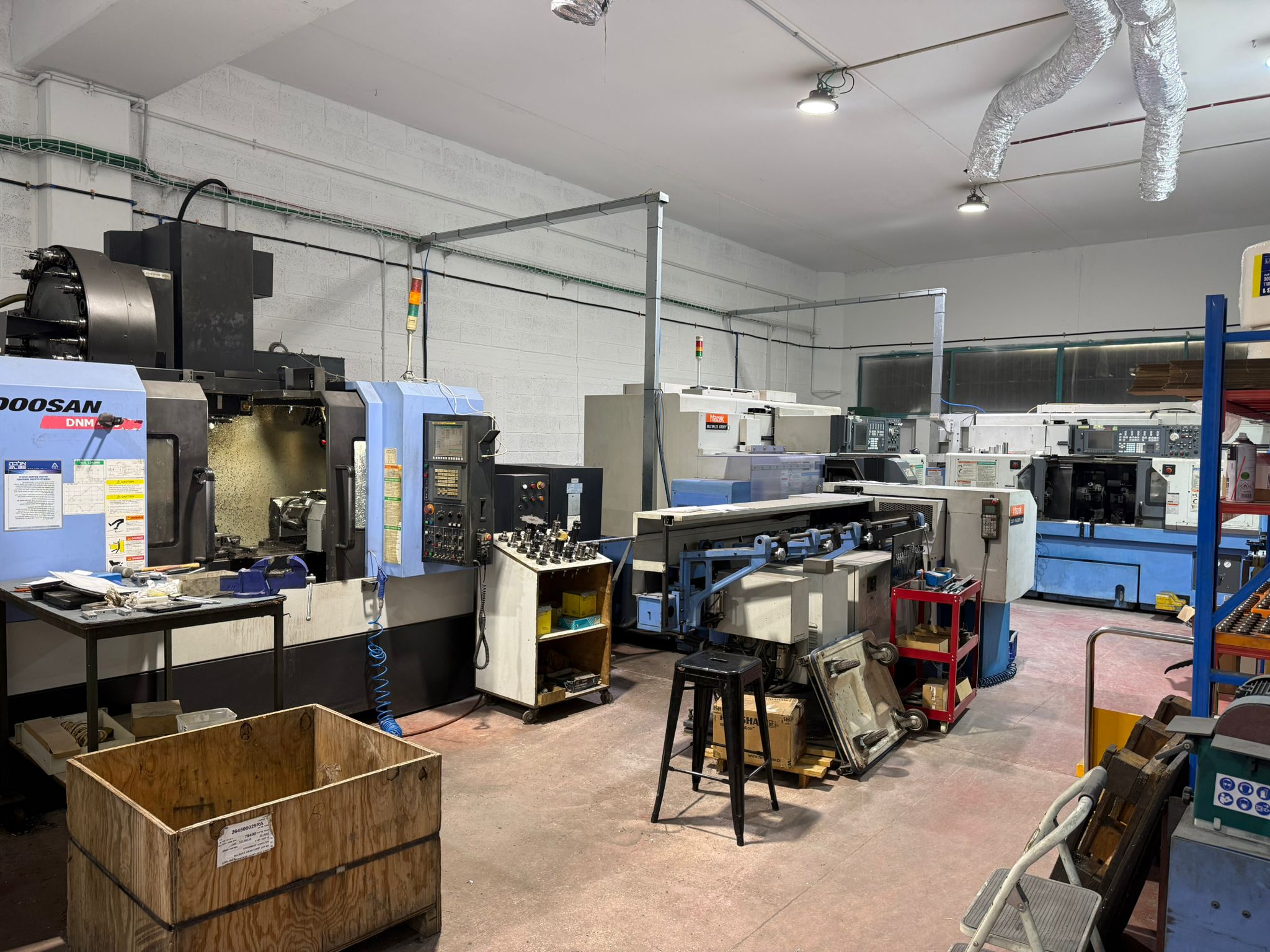 Workshop and CNC machines